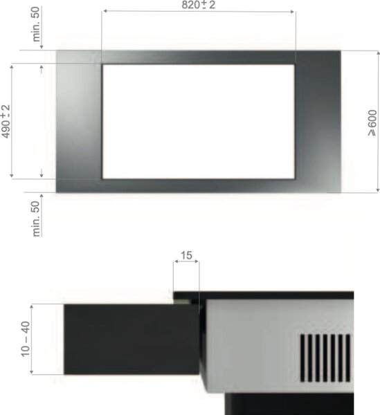 Silverline Piano Cottura Induzione con Cappa Aspirante 4 Fuochi Larghezza 85 cm colore Nero - 7170.8.733.02 Flow In Pro