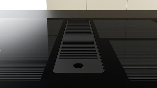 Whirlpool Piano Cottura Induzione con Cappa Integrata 4 Fuochi 65 cm Vetroceramica colore Nero - WVH 1065B