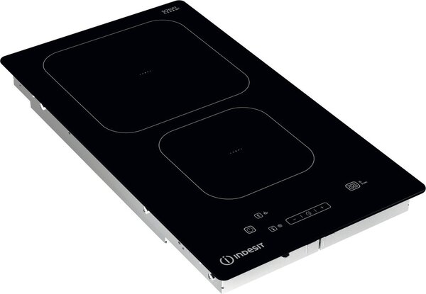 Indesit Piano Cottura Induzione da Incasso 2 Fuochi Larghezza 28 cm in Vetroceramica colore Nero - IS 19Q30 NE