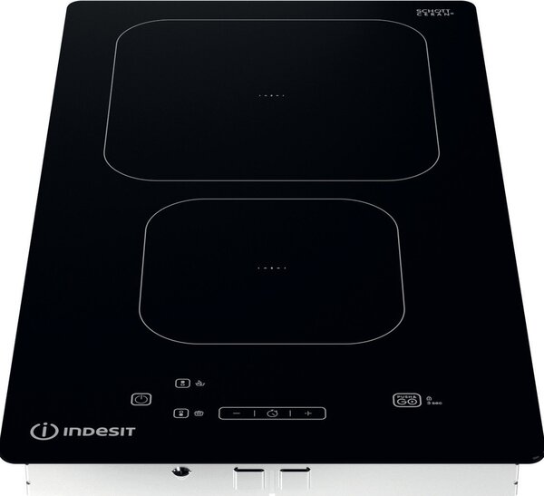 Indesit Piano Cottura Induzione da Incasso 2 Fuochi Larghezza 28 cm in Vetroceramica colore Nero - IS 19Q30 NE