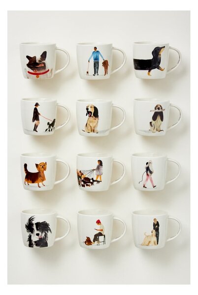 Tazza in porcellana bianca 400 ml Little Dog - Maxwell & Williams