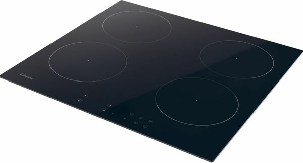 Candy Piano Cottura Induzione da Incasso 4 Fuochi Larghezza 59 cm in Vetroceramica colore Nero - CI64248CTT