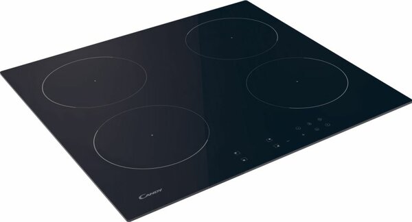 Candy Piano Cottura Induzione da Incasso 4 Fuochi Larghezza 59 cm in Vetroceramica colore Nero - CI64248CTT