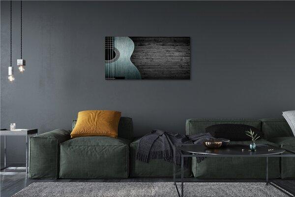 Quadro su tela Chitarra 100x50 cm