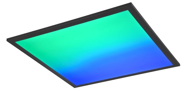 Plafoniera LED nera 44,5x44,5 cm Beta - Trio