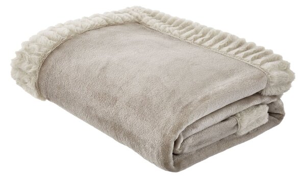 Coperta 150x200 cm Velvet and Faux Fur - Catherine Lansfield