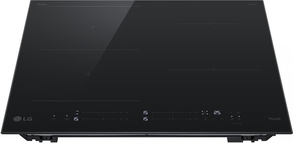 Lg Piano Cottura Induzione da Incasso 4 Fuochi Larghezza 59 cm con 1 Zona Flex in Vetroceramica colore Nero - CBIZ2435B