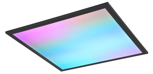 Plafoniera LED nera 44,5x44,5 cm Beta - Trio