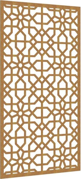 Decorazione Muro da Giardino 105x55 cm Moresco Acciaio Corten