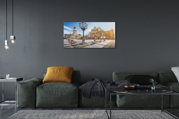Quadro su tela Germania Square Berlino Cattedrale 100x50 cm