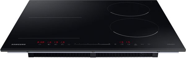 Samsung Piano cottura Induzione Elettrico 3 Fuochi da Incasso Larghezza 59 cm in Vetroceramica colore Nero - NZ64R3747BK
