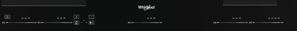 Whirlpool Piano Cottura Induzione Elettrico 5 Fuochi Larghezza 90 cm in Vetroceramica colore Nero - WT1090BA