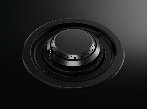 Aeg Piano Cottura Misto 4 Fuochi a Gas + Elettrico (2+2) Larghezza 59 cm in Vetro colore Nero - CN071436DH
