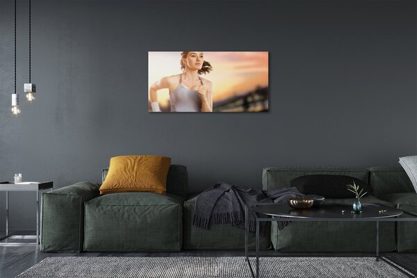 Quadro su tela Donna Paradiso 100x50 cm