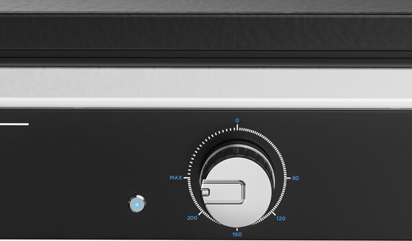 Campingaz Piastra elettrica in Ghisa Bistecchiera Rettangolare Potenza 2100 Watt Piastra liscia Termostato - 2198523 Plancha Electric 1 XD