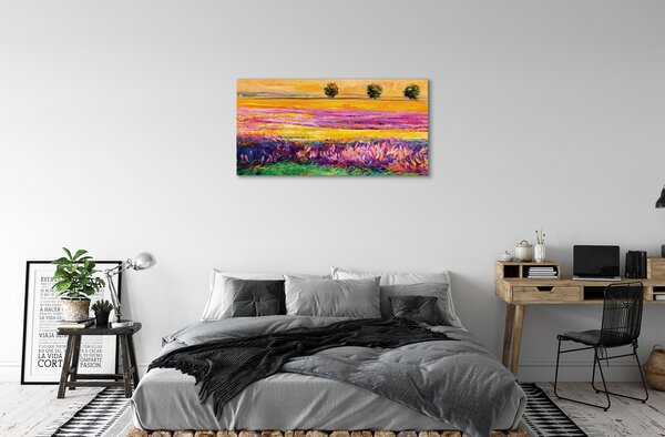 Quadro su tela Alberi paradiso 100x50 cm