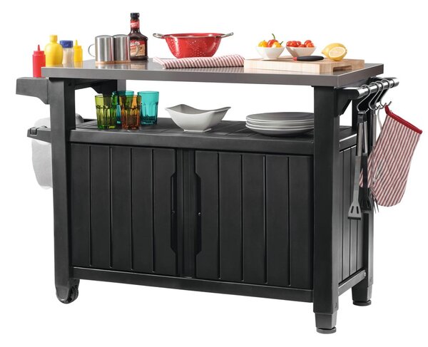 Tavolo pieghevole per grigliate 134x52 cm Unity - Keter