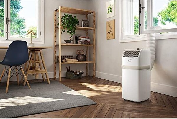De Longhi Pinguino Condizionatore Portatile 8300 Btu/h Climatizzatore Classe A Funzione Deumidificatore Timer - PAC ES72