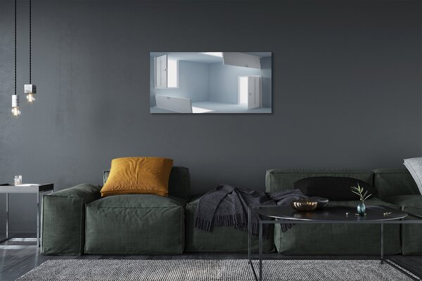 Quadro su tela Porta 3d 100x50 cm