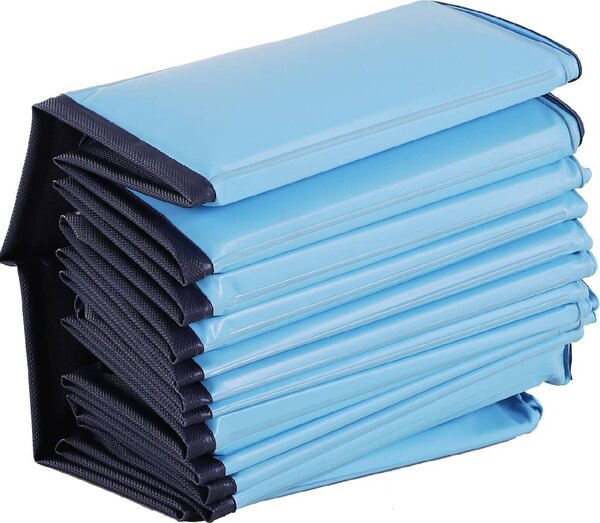 AllMyPets Piscina in Plastica Bordo Stabile per cani Animali Domestici Blu 120x30cm - D01004BU