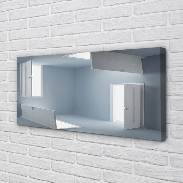 Quadro su tela Porta 3d 100x50 cm