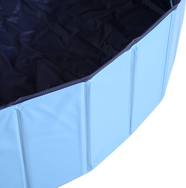 AllMyPets Piscina Pieghevole per Cani in PVC Azzurro 160x30cm xH - D01015BU