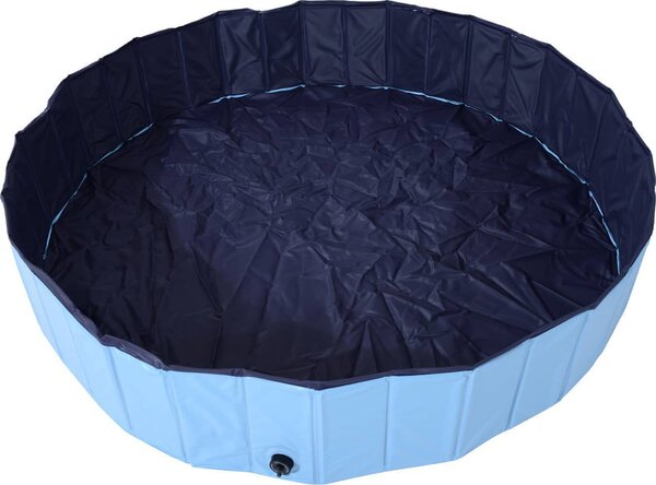 AllMyPets Piscina Pieghevole per Cani in PVC Azzurro 160x30cm xH - D01015BU