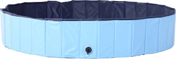 AllMyPets Piscina Pieghevole per Cani in PVC Azzurro 160x30cm xH - D01015BU