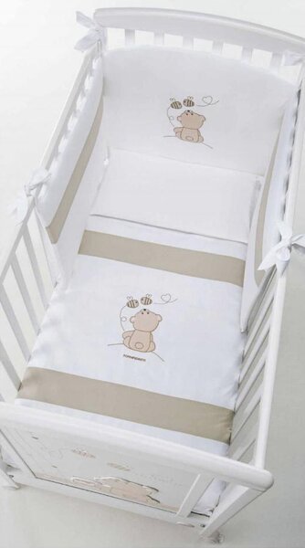 Foppapedretti Piumone Lettino Set 3 Pezzi Golosone colore Beige - 9900279181