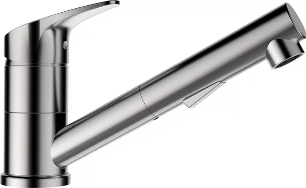 Rubinetto da cucina con doccetta Schock Evinas finitura acciaio inox 577120