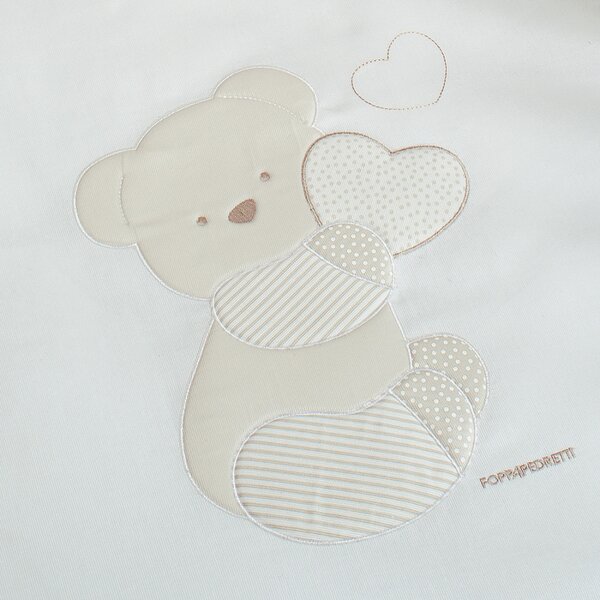 Foppapedretti Piumone Lettino Set 3 Pezzi Dolcecuore colore Beige - 279174