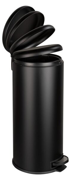 Bidone nero Easy Close, 30 l Leman - Wenko