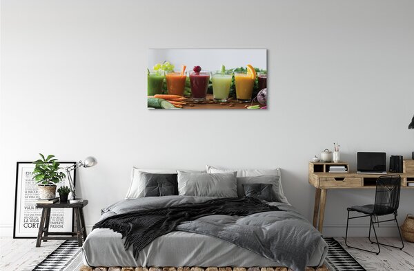 Quadro su tela Cocktail di frutta vegetale 100x50 cm