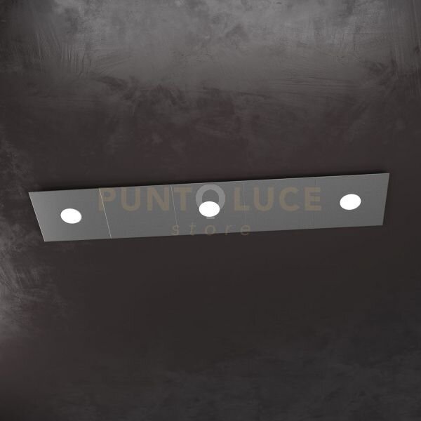 Eccentric applique-plafoniera 3 luci + 2 decorativo grigio antracit