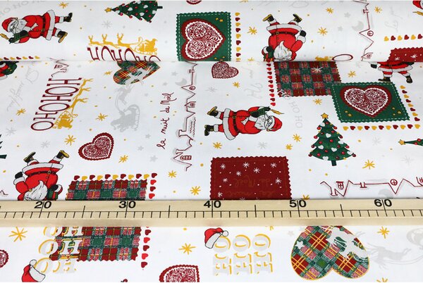 Federa natalizia in cotone HoHoHo