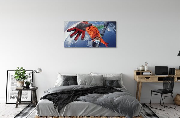 Quadro su tela Uomo 100x50 cm