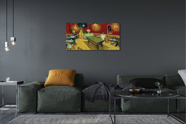 Quadro su tela Night Art Cafe 100x50 cm