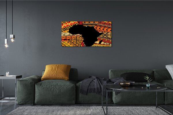 Quadro su tela Mappa dei motivi 100x50 cm