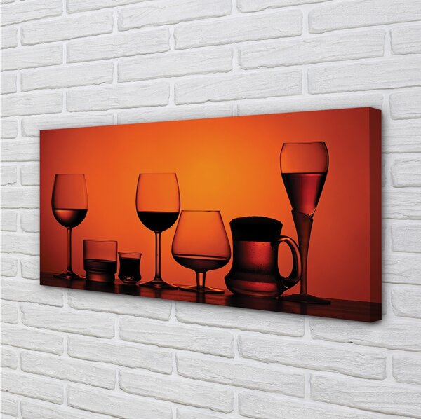 Quadro su tela Occhiali 100x50 cm