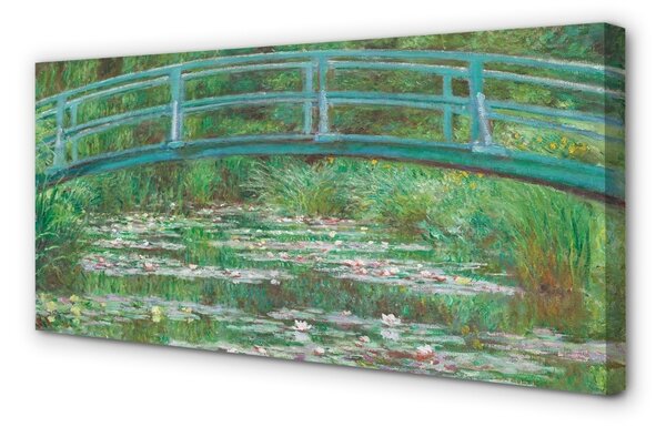 Quadro su tela Ponte dipinto 100x50 cm
