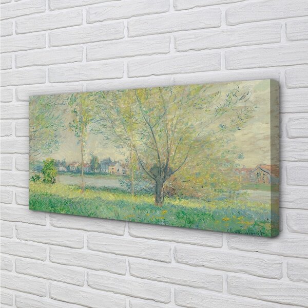 Stampa quadro su tela Meadow d'arte dipinto 100x50 cm