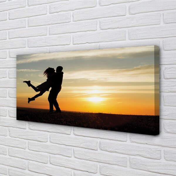 Foto quadro su tela Nuvole occidentali 100x50 cm