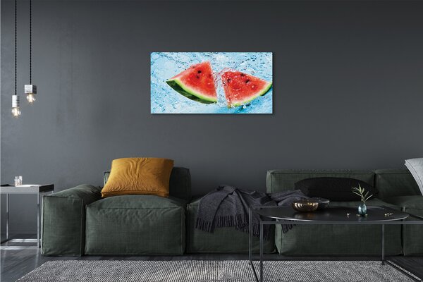 Quadro su tela Acqua di anguria 100x50 cm
