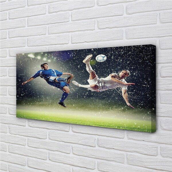 Quadro su tela Persone della palla da pioggia 100x50 cm