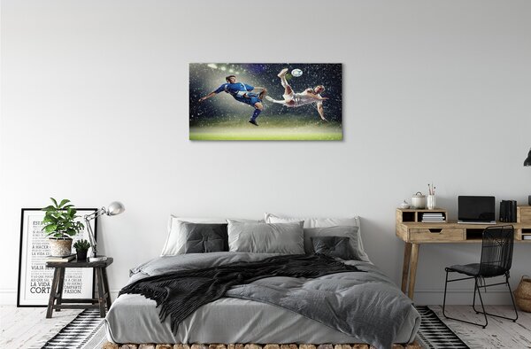 Quadro su tela Persone della palla da pioggia 100x50 cm