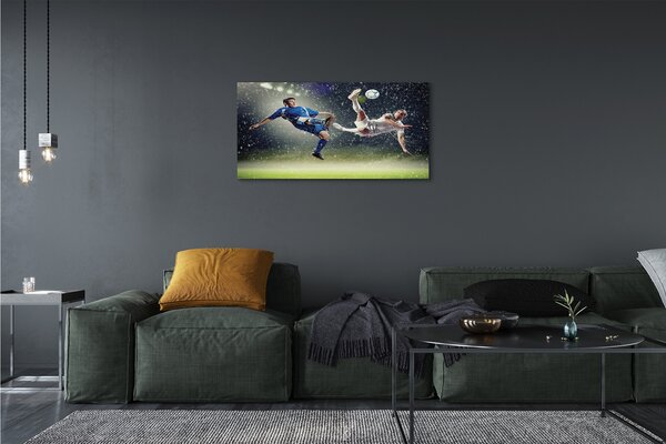 Quadro su tela Persone della palla da pioggia 100x50 cm