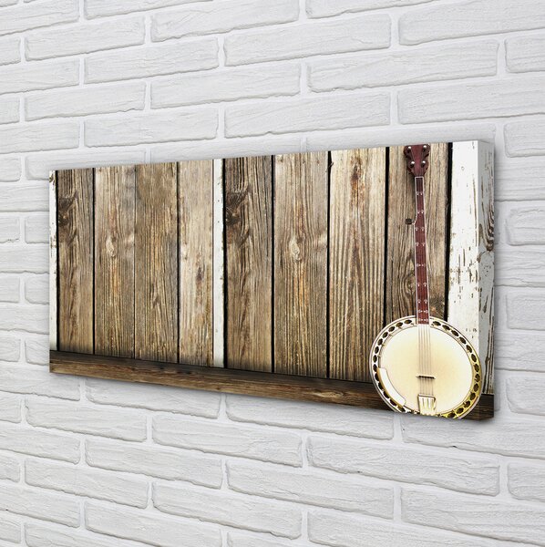 Quadro su tela Ukulele 100x50 cm