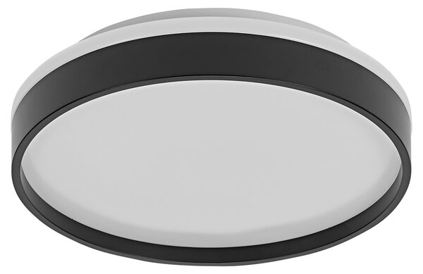 OSRAM Orbis Gisela Lampada da soffitto a LED 300 mm, 16 W, 3000 K bianco caldo, nero, metallo con anello in plastica, IP20