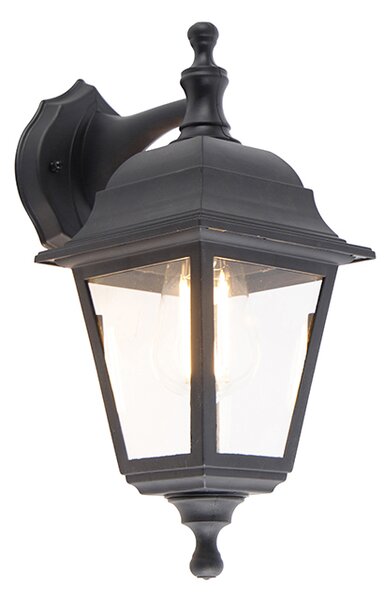 Lampada da parete per esterni classica nera IP44 - Capital