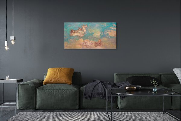 Quadro su tela L'arte di Chariot Apollo 100x50 cm